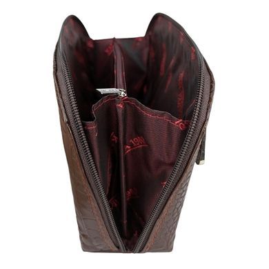 Cosmetic bag by Karya (Turkey) made of genuine leather.