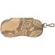Karya glasses case made of genuine leather KR3006-935 beige with brown