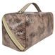 Cosmetic bag by Karya (Turkey) made of genuine leather.