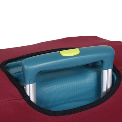 Чехол защитный для среднего чемодана из неопрена M 8002-42 Бордовый