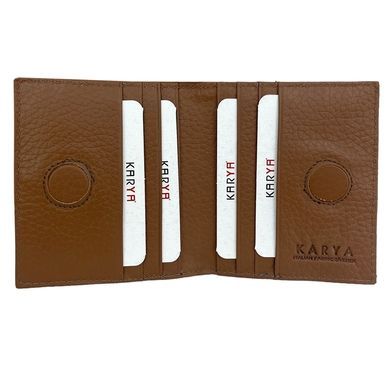 Leather credit card holder by Karya (Turkey).