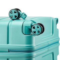 Suitcases with removable wheels