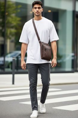 Men's bag by Karya (Turkey) made of genuine leather.