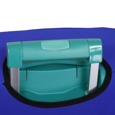 Чохол захисний для малої валізи з неопрена S 8003-34 Електрик (насичений синій)