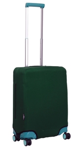 Чехол защитный для малого чемодана из дайвинга S 9003-54 Черно-зеленый