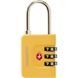 Навесной кодовый замок с системой TSA Samsonite TA REVOLUTION Combilock 3 DIAL KR7*009;06 Yellow