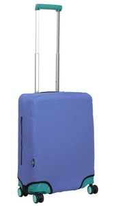 Чохол захисний для малої валізи з неопрена S 8003-33 Перламутр джинс
