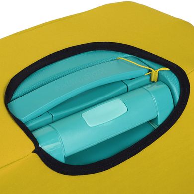 Чехол защитный для малого чемодана из неопрена S 8003-43 Горчичный