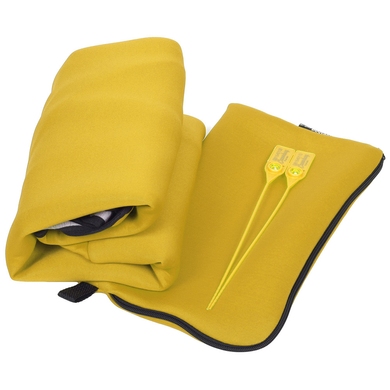 Neoprene protective cover for a small suitcase S 8003-43 Mustard