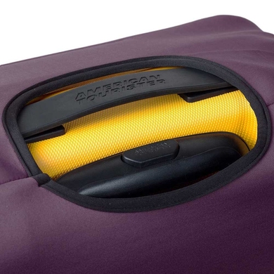Чехол защитный для малого чемодана из неопрена S 8003-10 Баклажановый