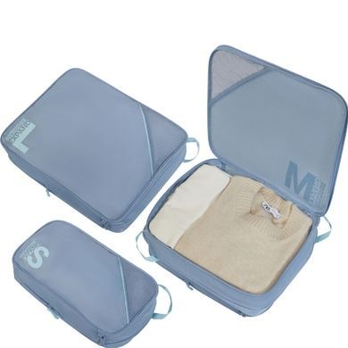 Набор органайзеров (3 шт) American Tourister Ta SML MF3*006;51 Stone Blue/Blue
