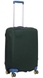 Чехол защитный для среднего чемодана из дайвинга M 9002-54 Черно-зелений