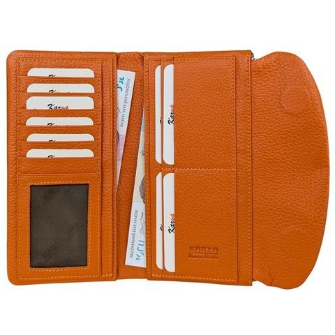 Women's wallet by Karya (Turkey) made of genuine leather. Article