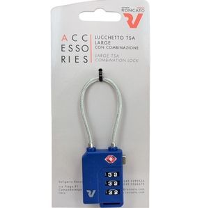 Padlock with TSA system Roncato Accessories 419092 Blue