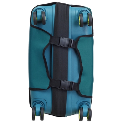 Protective cover for a medium suitcase made of neoprene M 8002-38 Dark turquoise