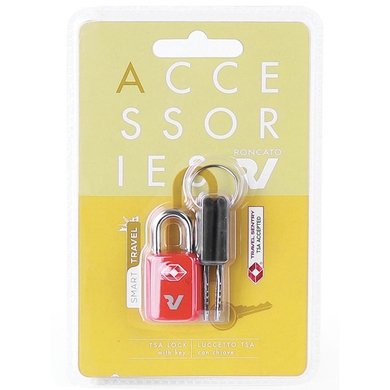 Padlock with key system TSA Roncato Accessories 419090 Red