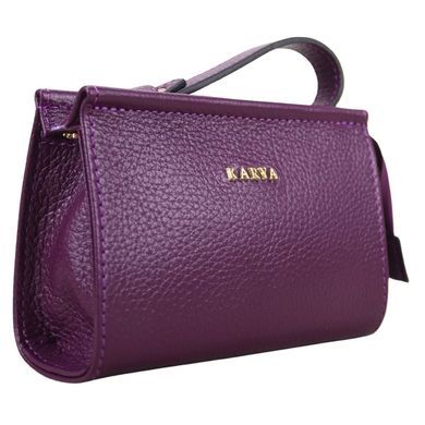 Cosmetic bag by Karya (Turkey) made of genuine leather.