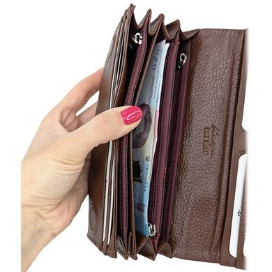 Women's wallet by Karya (Turkey) made of genuine leather.