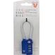 Padlock with TSA system Roncato Accessories 419092 Blue