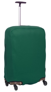 Чохол захисний для великої валізи з неопрена L 8001-32 Темно-зеленый (бутылочный)