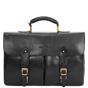 Briefcase by Tony Bellucci (Turkey) made of genuine leather.