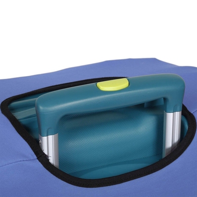 Чохол захисний для середньої валізи з неопрена M 8002-33 Перламутр джинс