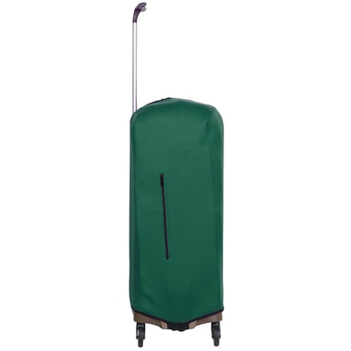 Protective cover for a large suitcase made of neoprene L 8001-32 dark green