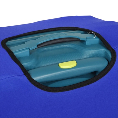 Чехол защитный для среднего чемодана из неопрена M 8002-34 Электрик