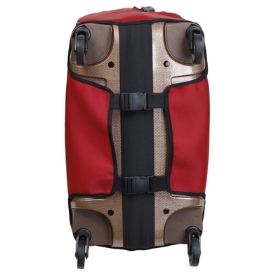Чехол защитный для большого чемодана из дайвинга L 9001-33 Красный
