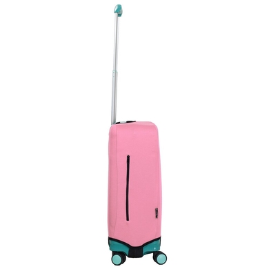 Чохол захисний для малої валізи з неопрена S 8003-37 Ніжно рожевий