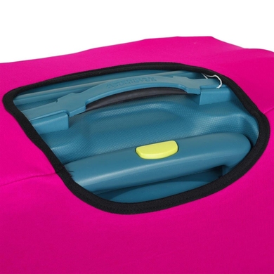 Чехол защитный для среднего чемодана из неопрена M 8002-35 Фуксия