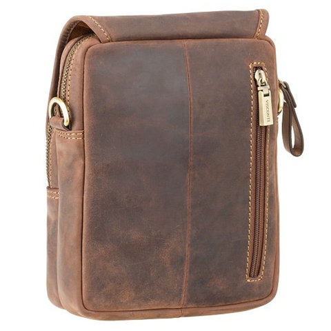 Visconti leather messenger on sale bag