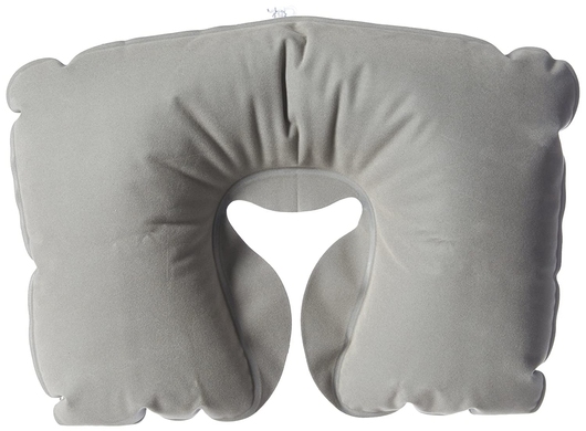Inflatable neck pillow with headrest Carlton INFPLLWNGRY gray, Grey