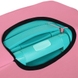 Чохол захисний для малої валізи з неопрена S 8003-37 Ніжно рожевий
