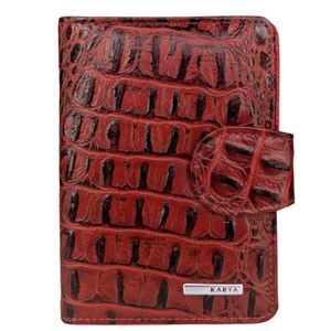 Women's wallet by Karya (Turkey) made of genuine leather.