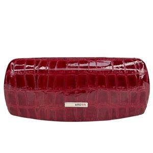 Футляр для очков Karya из лакированной кожи KR3005-08-1 бордовый