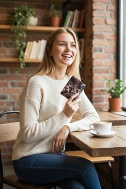 Women's wallet by Karya (Turkey) made of genuine leather.