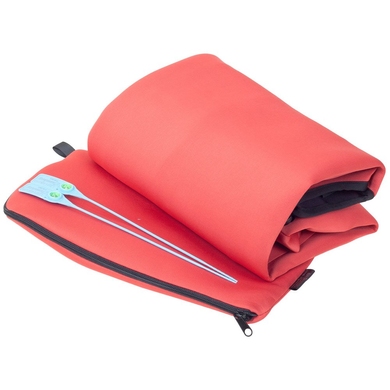 Protective cover for a small suitcase made of neoprene S 8003-5 Coral
