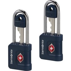 Set of padlocks on keys with TSA system Samsonite TA REVOLUTION Ta Revolution Key Lock X2 KR7*010;01 Midnight Blue