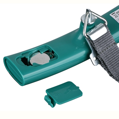 Travel luggage scale green