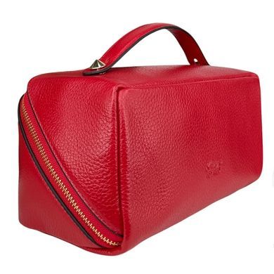 Cosmetic bag by Karya (Turkey) made of genuine leather.