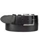 Bond NON denim belt made of genuine smooth leather 19002 black