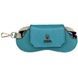 Karya Grained Leather Eyeglasses Case KR3006-925 Turquoise