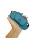Karya Grained Leather Eyeglasses Case KR3006-925 Turquoise