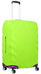 Чехол защитный для большого чемодана из дайвинга L 9001-29 Ярко-салатовый