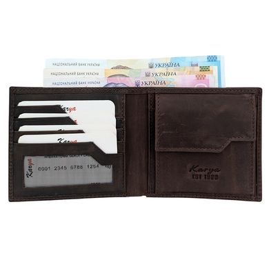 Men's wallet by Karya (Turkey) made of genuine leather.