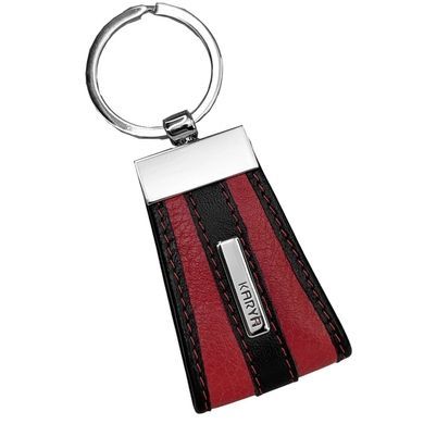 Leather keychain by Karya (Turkey).
