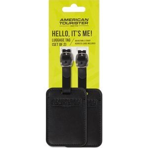 Набір адресних бірок American Tourister Ta MF3*002;09 Black (2 шт)