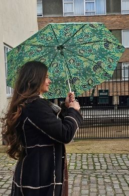 Female umbrella by Fulton (England) from the collection Morris & Co. Minilite-2 UV.