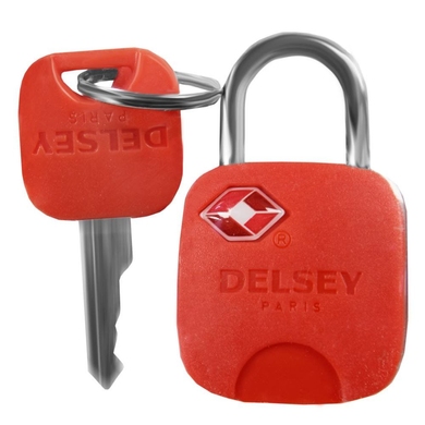 Навесной замок на ключе Delsey Accessories 3940061, 39400-04-Красный